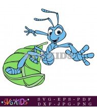 Flik Climbs Leaves Skillfully His Determination And Effort Making Him A Reliable Worker SVG