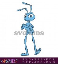 Flik Stands Proudly His Thoughtful Gaze Reflecting His Strategic Mind And Leadership Qualities SVG