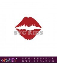 Free Lips Outline SVG Free Download