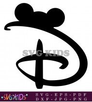 Creative Letter 'c' With Mickey Mouse Ears Ideal For Crafts SVG